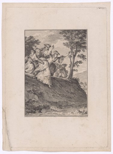 "L'amour maternelle", Illustration to Jean-Jacques Rousseau's "La Nouvelle Héloïse"