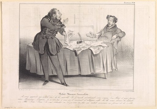 Robert Macaire the Journalist