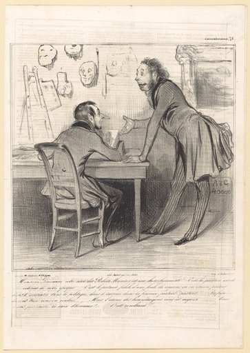 Sir Daumier, Your Series of Robert Macaires is a Charming Thing! [...]