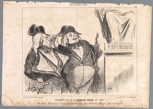 The Reappearance of the Gilded Youth in 1851