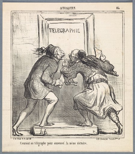 Running to the Telegraph to Announce the Same Victory