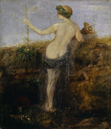 Spring Nymph with a Cornucopia (Flora)
