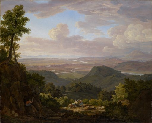 View from the Muttenzen Quarry on Basel and the Rhine Plain