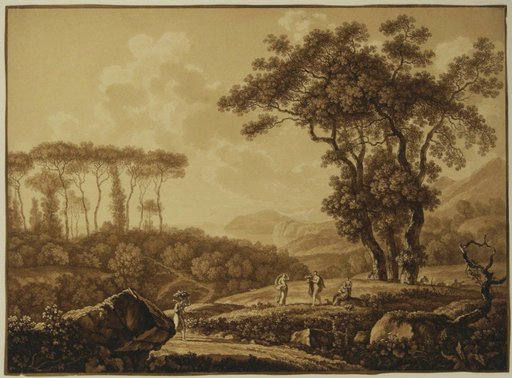 Ideal Landscape by a Lake