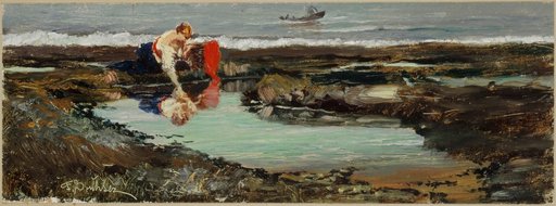 Fisher Girl on the Coast of Scarborough