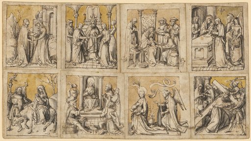 Sketches for Eight Picture Panels from the Life of Mary and Christ