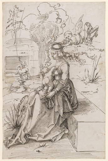 Mary with Child at a Well