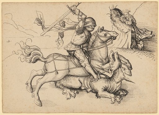 Saint George on Horseback in the Dragon Fight