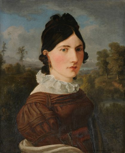 Portrait of the Artist's Sister-in-Law, Elise Miville-Baumann