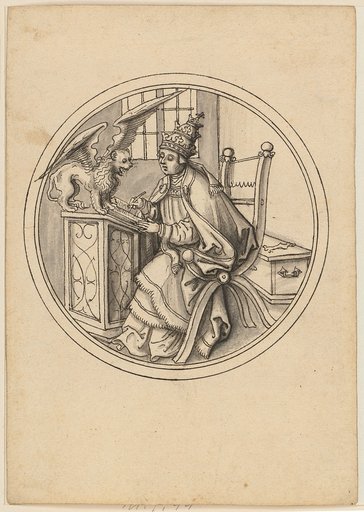 Saint Pope Gregory (with the Lion of Mark)