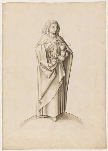 The Evangelist John, Facing Right