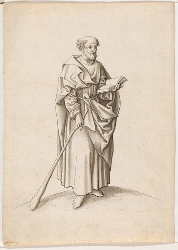 The Apostle Jude Thaddeus, with Book and Club
