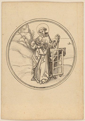 Saint Lawrence, Standing in a Landscape