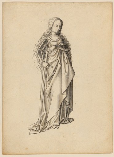 Female Saint with a Sword (Catherine?)