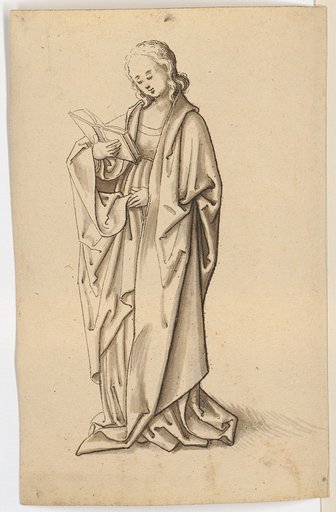 Female Figure (Saint) with a Book