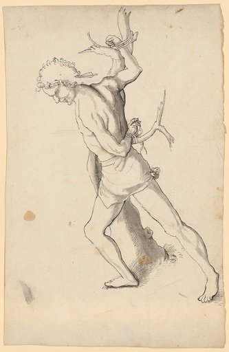 Martyr Pierced by Arrows at a Tree