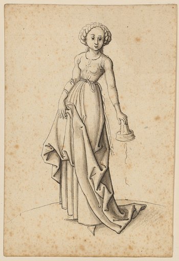 Foolish Virgin with Gathered Dress