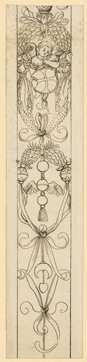 Ornamental Strip with St. George and Angels