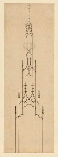 Elevation Schema of a Baldachin or Altar Canopy