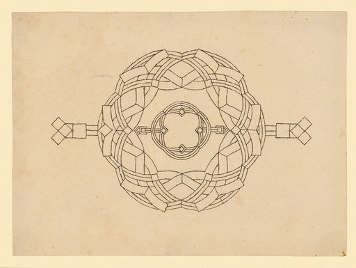 Constructed Plan of a (Monstrance) Baldachin