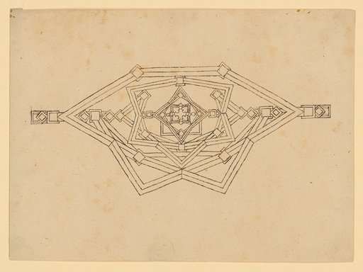 Constructed Plan of a (Monstrance) Baldachin