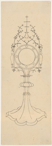 Elevation of a disc monstrance