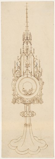 Elevation of a disc monstrance