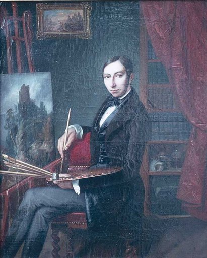 Self-Portrait at the Easel