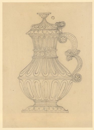 Bulbous Handle Jug with Lid