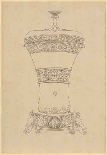 Lidded Cup with Sphinx or Siren Feet