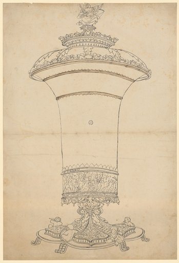 Covered Cup with Justitia and a Triumphal Procession