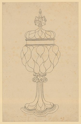 Lidded cup with coat of arms