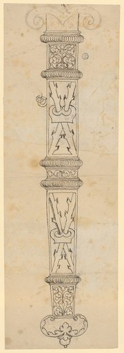 Dagger scabbard with Burgundian emblem