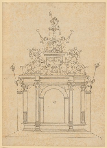 Elevation of an Altar Case