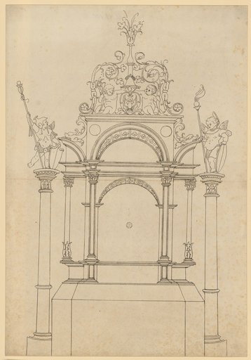 Elevation of an Altar Case