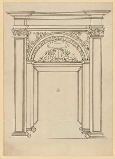 Elevation of a Pillared Passage