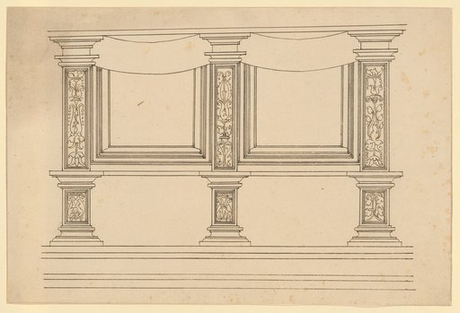 Partial Elevation of a Richly Decorated Stall, Lower Section