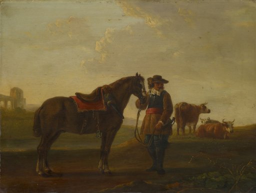 Officer with a Horse