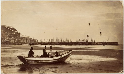 Boat Before the Harbor of Scarborough