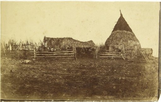 Thatched Huts in the Roman Campagna