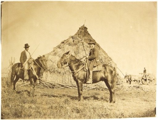 Straw Hut with Riders in the Roman Campagna