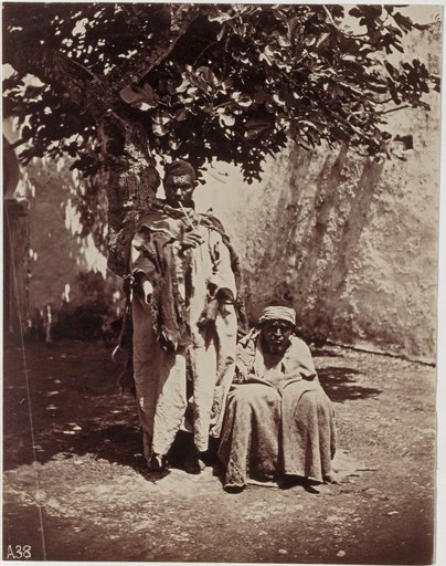 Two Young Men under a Fig Tree (Tangier)