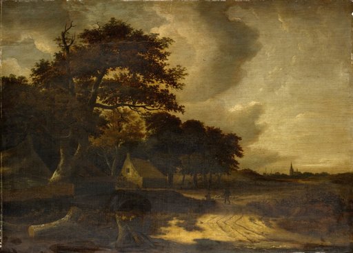 Landscape with Farmhouses