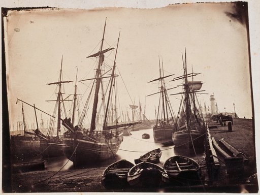 Sailing Ships in the Harbour of Scarborough, with the "Little Henry" in the Foreground, and "Rover" and "Sarah" Further to the Right