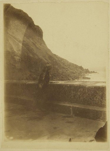 Man on a Pier in the Harbour of Scarborough