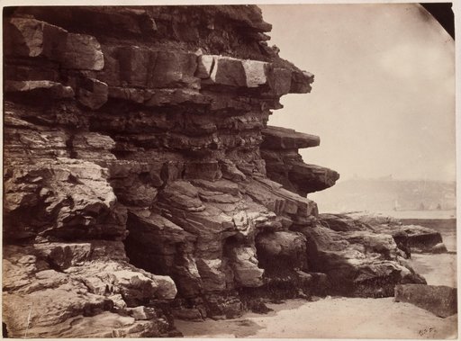 Rocky Coast near Scarborough, with the Town and Scarborough Castle in the Background
