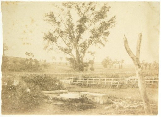 Water basin in the Roman Campagna
