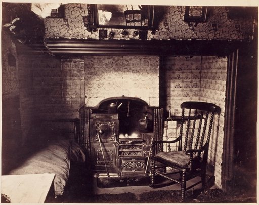 View into a Victorian kitchen
