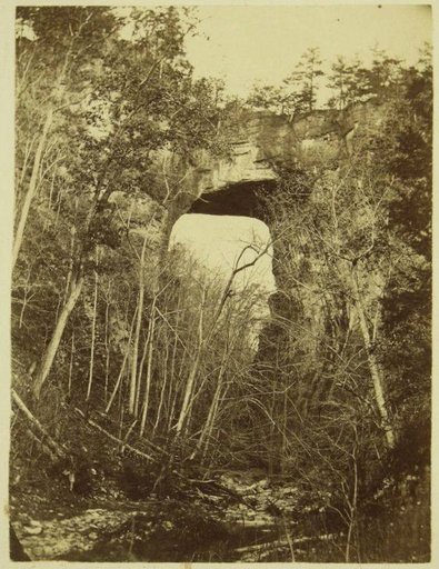 Rock Arch ("Natural Bridge") near Lexington, Virginia