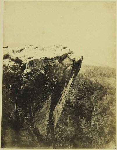 Rock spur at the summit of Lookout Mountain (so-called Lover's Leap)